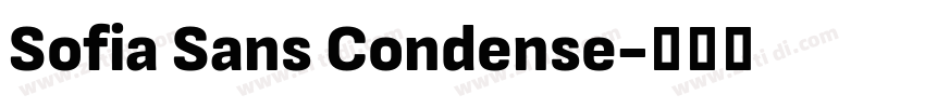 Sofia Sans Condense字体转换